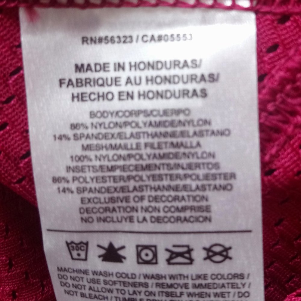 Nwt $75 NIKE Red Performance Training Top 2XL - Picture 5 of 5